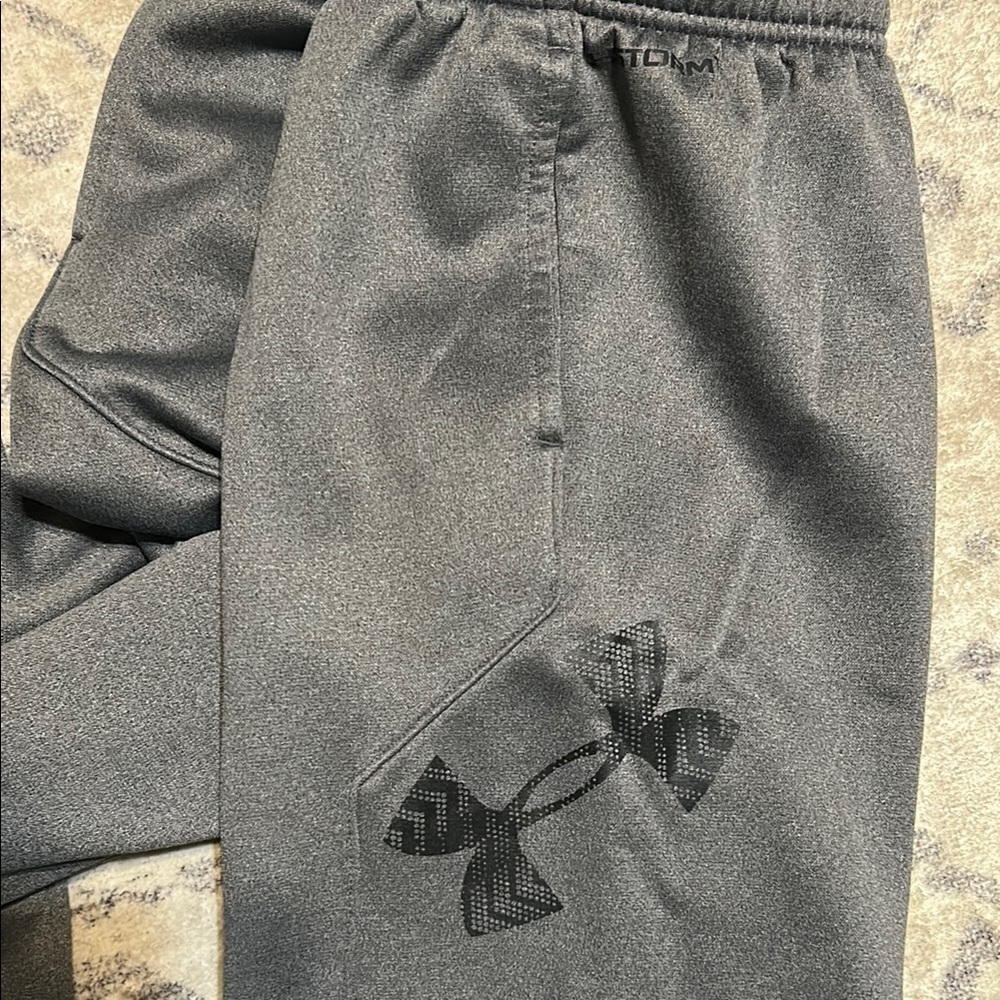 Kids Gray Under Armour jogging Pants Size Youth Large - Picture 5 of 8